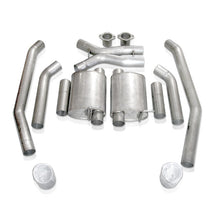 Load image into Gallery viewer, Stainless Works Catback Dual Turbo Chambered Mufflers Factory Connect