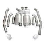 Stainless Works Catback Dual Turbo S-Tube Mufflers Factory Connect