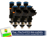 650cc (62lbs/hr at 43.5 PSI fuel pressure) FIC Fuel  Injector Clinic Injector Set for Ford Falcon XR6T (FG) (is412-0650h)