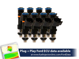 1000cc (85 lbs/hr at 43.5 PSI fuel pressure) FIC Fuel  Injector Clinic Injector Set for Ford Shelby GT500 (2007-2014)(High-Z) (is404-1000h)