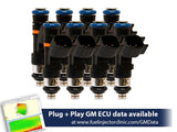 365cc (40 lbs/hr at OE 58 PSI fuel pressure) FIC Fuel  Injector Clinic Injector Set for 4.8/5.3/6.0 Truck Motors ('99-'06) (High-Z) (is304-0365h)