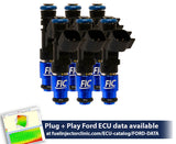 1000cc (85 lbs/hr at 43.5 PSI fuel pressure) FIC Fuel  Injector Clinic Injector Set for Ford Falcon XR6T (BA/BF) (is411-1000h)