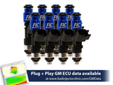 445cc (50 lbs/hr at OE 58 PSI fuel pressure) FIC Fuel Injector Clinic Injector Set for SBC engines (High-Z) (is300-0445h)