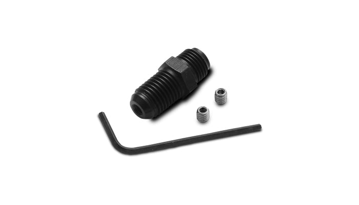 Vibrant Performance - 10287 - Oil Restrictor Fitting Kit; Size: -4AN X 7/16-24 With 2 Additional S.S. Jets