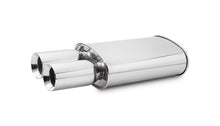 Load image into Gallery viewer, Vibrant Performance - 1040 - STREETPOWER Oval Muffler W/ Dual 3.5 In. Round Tips (2.5 In. Inlet)