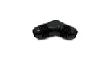 Vibrant Performance - 10570 - Flare Union 45 Degree Adapter Fitting; Size: -3AN