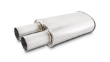 Vibrant Performance - 1094 - STREETPOWER Oval Muffler W/ 3.00 In. Round Straight Cut Tip (2.50 In. Inlet)