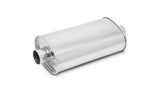 Vibrant Performance - 1101 - STREETPOWER Oval Muffler 2.25 In. Inlet/outlet (Center-Center)