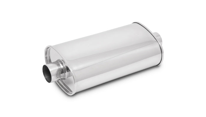 Vibrant Performance - 1103 - STREETPOWER Oval Muffler 3 In. Inlet/outlet (Center-Center)