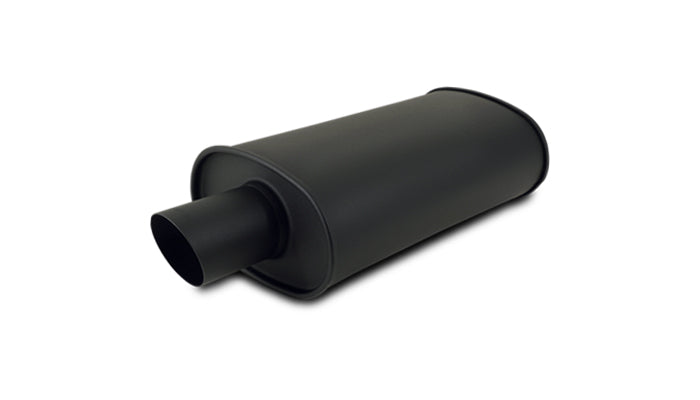 Vibrant Performance - 1145 - STREETPOWER FLAT BLACK Oval Muffler