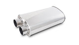 Vibrant Performance - 1159 - STREETPOWER Oval Muffler 2.50 In. Inlet/outlet (Same Side)