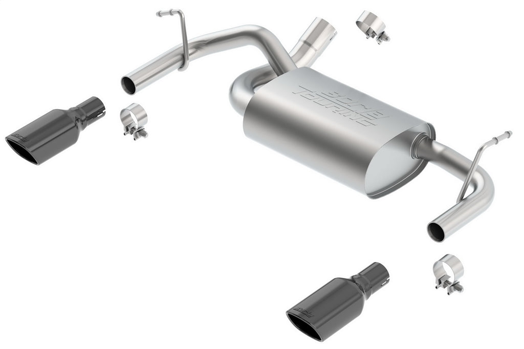 JK/ JKU Wrangler 2 4 Door 2012-2018 Axle-Back Exhaust System Touring