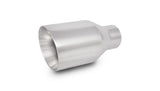 Vibrant Performance - 1207 - 4.00 In. Outlet O.D. Round SS Tip (Double Wall Angle Cut) 2.25 In. Inlet I.D.