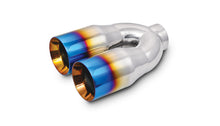 Load image into Gallery viewer, Vibrant Performance - 1339B - Dual 3.5 In. Round SS Tips With Burnt Blue Finish