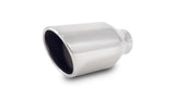 Vibrant Performance - 1343 - 4.00 In. Outlet O.D. Stainless Steel Tip (Double Wall Angle Cut) 3.00 In. Inlet I.D.