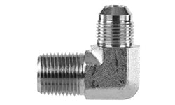 Fitting:Double Male:90 Degree:AN-4 To 1/8" NPT:Steel:Each