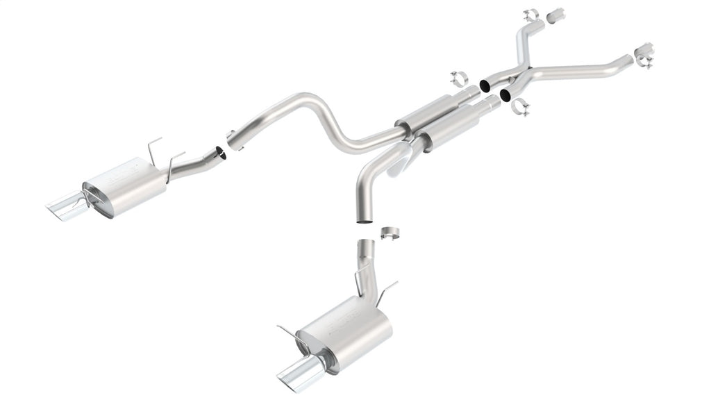 Mustang GT/ Shelby Mustang GT500 2011-2012 Cat-Back(tm) Exhaust System S-Type