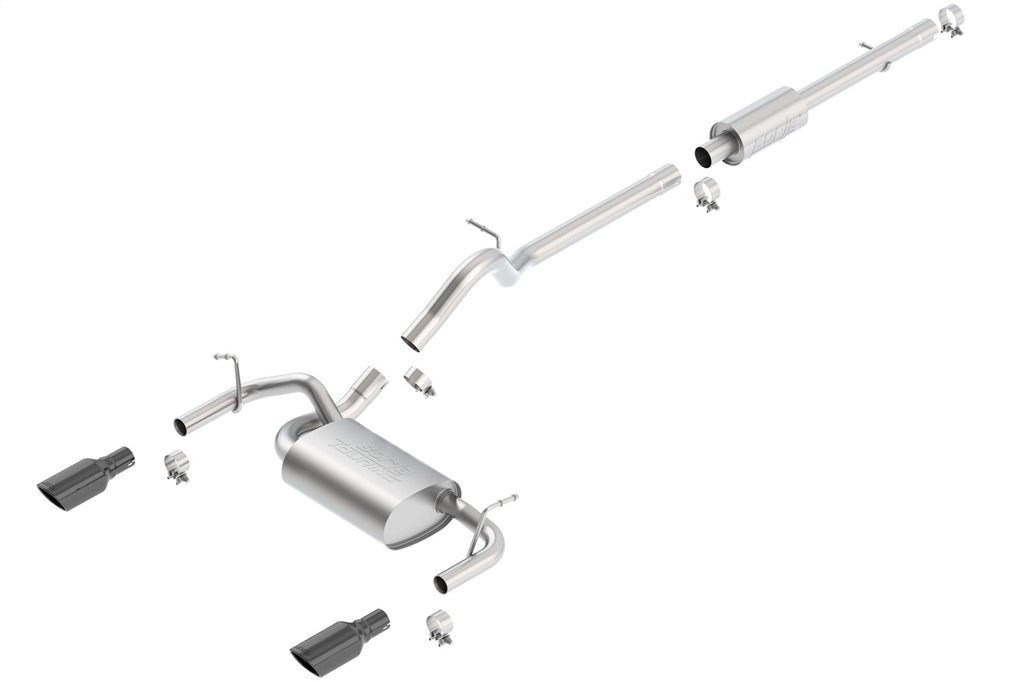 2012-2018 Jeep Wrangler JKU Cat-Back(tm) Exhaust System Touring