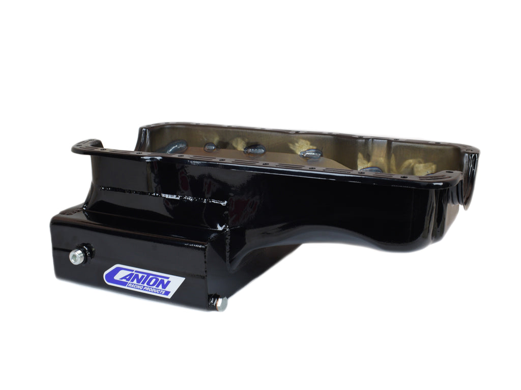 Canton 15-630BLK Oil Pan For Ford 289-302 Front Sump Road Race Pan