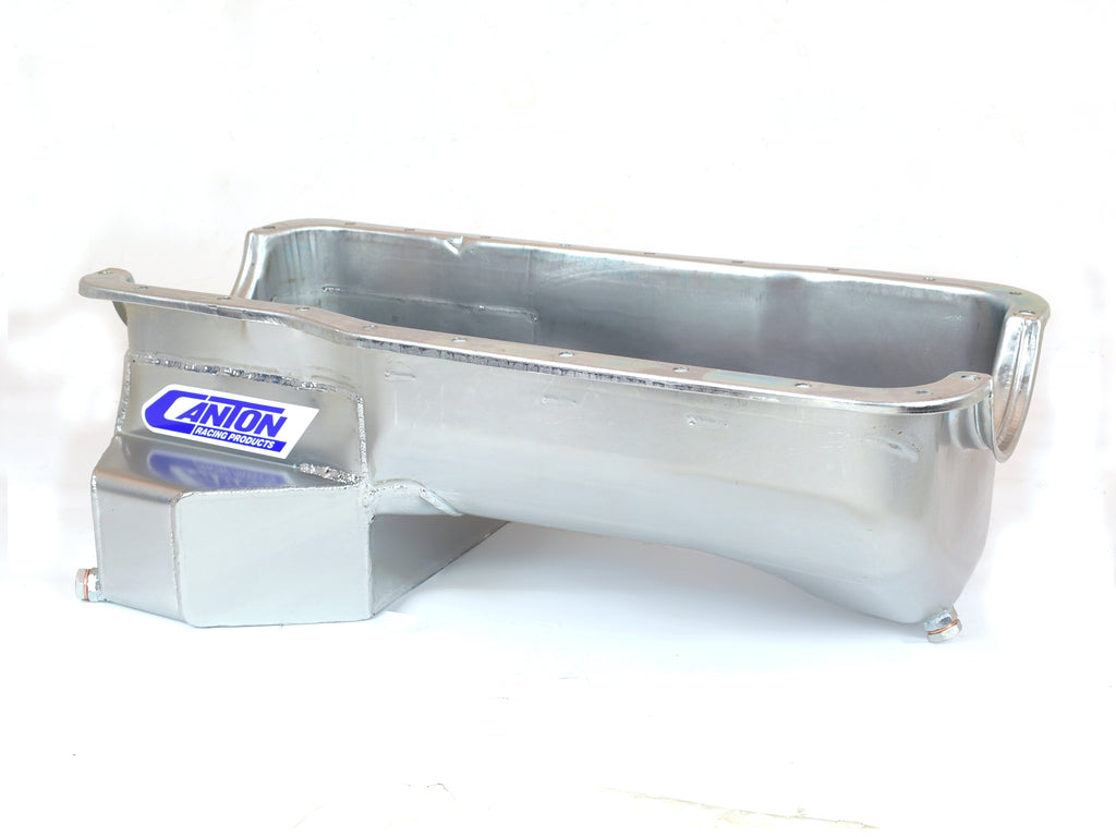 Canton 15-694 Oil Pan For Ford 351W Fox Body Mustang Rear T Sump Road Race Pan