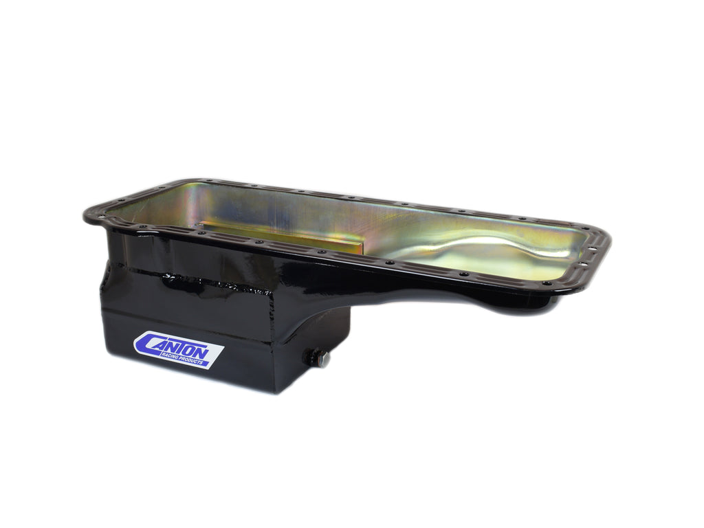 Canton 15-850BLK Oil Pan For Ford 332-428 FE Deep Front Sump Street Pan