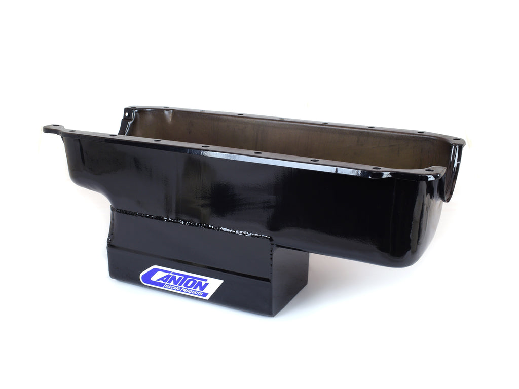 Canton 15-910BLK Oil Pan For 360 Small Block Mopar Street And Strip Pan