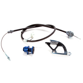 BBK 79-95 Mustang Adjustable Clutch Cable And Quadrant Kit With Firewall Adjuster