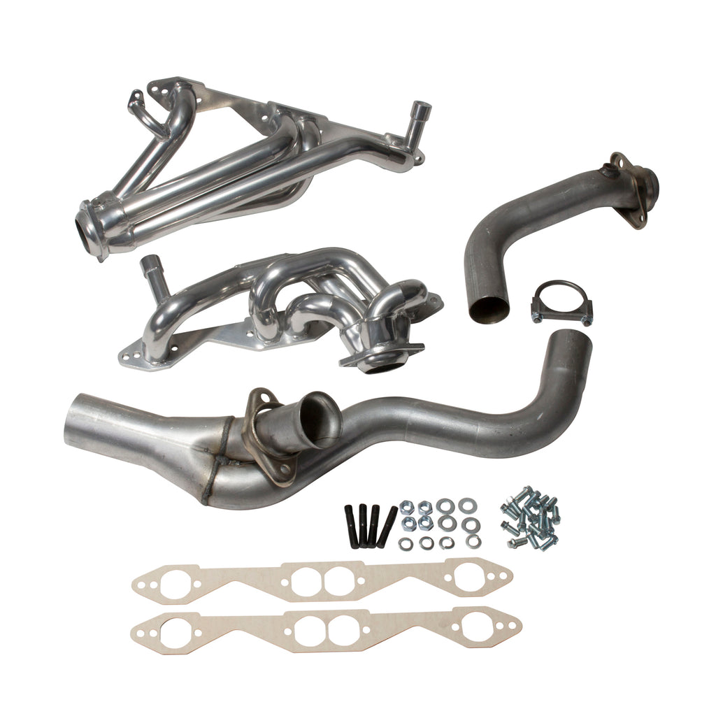 BBK GM LT-1 SINGLE CAT 1-5/8 SHORTY HEADERS (CERAMIC)