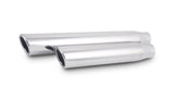 Vibrant Performance - 1578 - 3.5 In. Round SS Tip (Single Wall Angle Cut) - 3 In. Inlet 11 In. Long