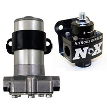 Load image into Gallery viewer, Nitrous Express BLACK STYLE FUEL PUMP AND NON BYPASS REGULATOR COMBO