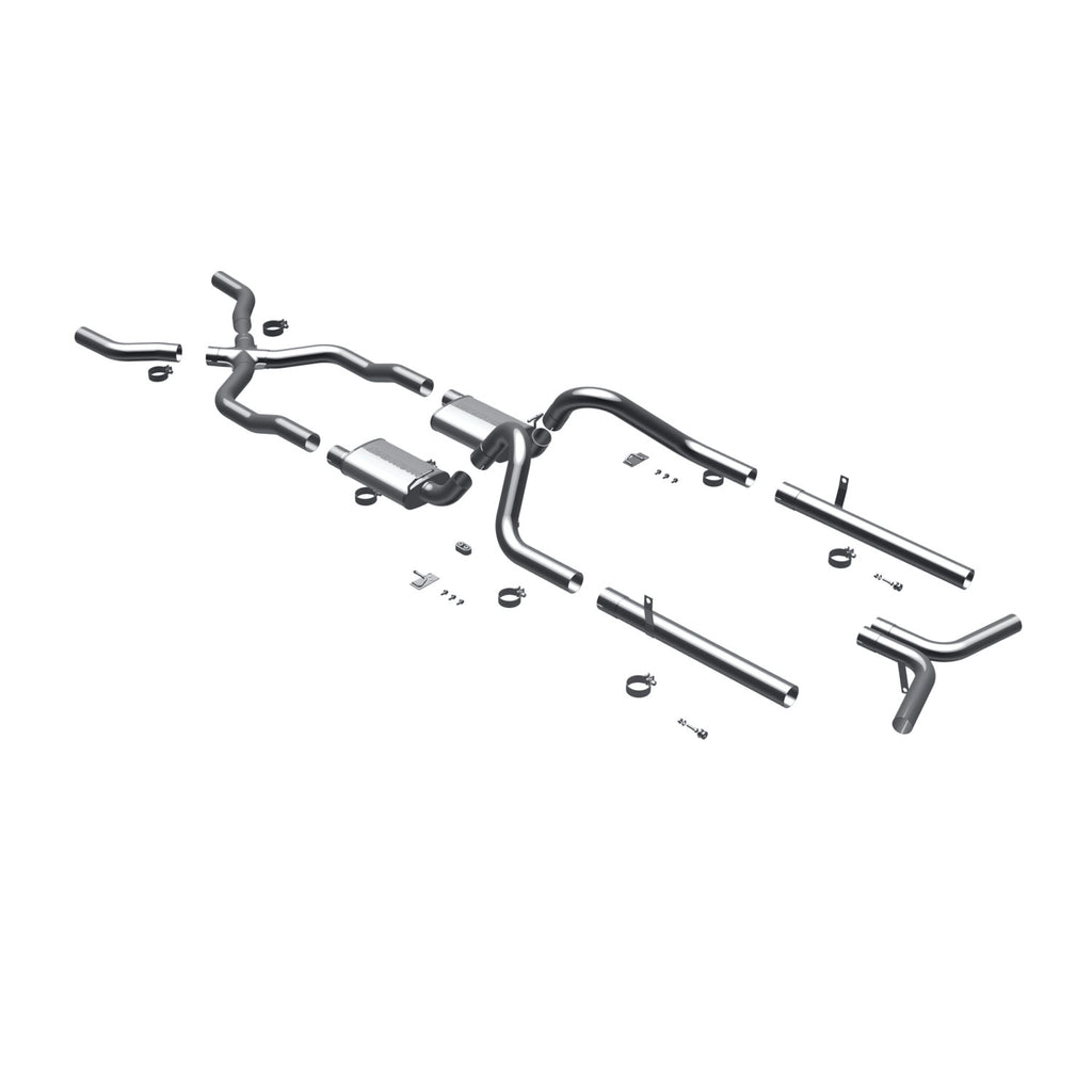 MagnaFlow 1955-1957 Chevrolet Bel Air Street Series Crossmember-Back Performance Exhaust System