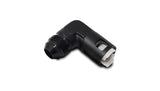 Vibrant Performance - 16920 - 90 Degree Male AN Quick Disconnect EFI Adapter AN Size:-6; EFI Line Size: 5/16 In.