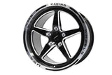 VMS STREET DRAG RACE V-STAR 17X10 5X114.3 54 OFFSET 2005-2020 Ford Mustang