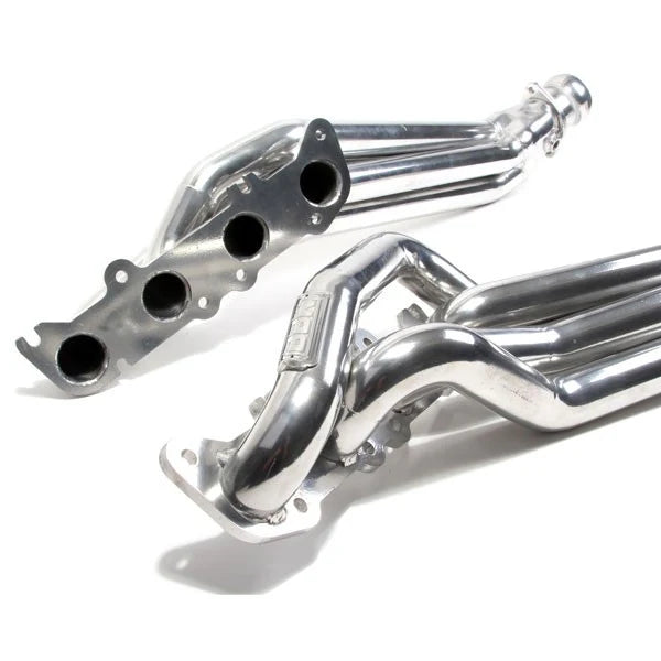 BBK 1-7/8" LONG TUBE HEADERS  11-23 MUSTANG GT (POLISHED SILVER CERAMIC)