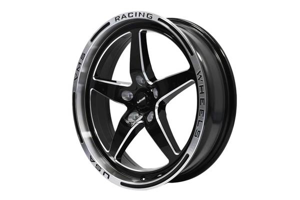 VMS STREET DRAG RACE V-STAR 18x5 5X114.3 -12 OFFSET 2005-2020 Ford Mustang