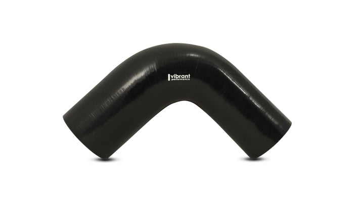 Vibrant Performance - 19785 - 90 Degree Reducer Elbow 1.50 In. I.D. X 1.25 In. I.D. X 4.00 In. Leg Length - Black