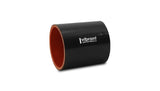 Vibrant Performance - 19812 - Straight Hose Coupler 1.625 In. I.D. X 3.00 In. Long - Gloss Black