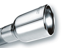 Load image into Gallery viewer, Tip 2.5in Inlet/ 4in Outlet Single Round Rolled-Edge Angle-Cut Lined