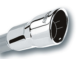 Tip 2.25in Inlet/ 3.5in Outlet Single Round Rolled-Edge Angle-Cut Intercooled