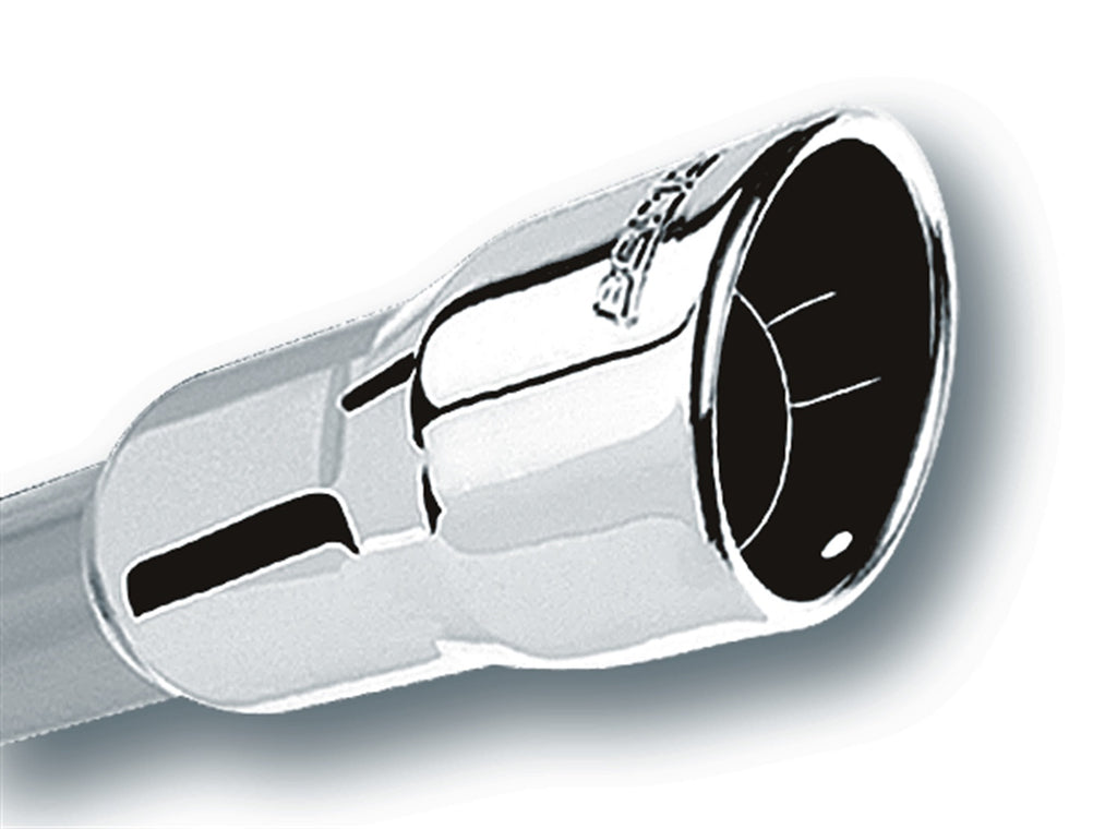 Tip 3in Inlet/ 4.25in Outlet Single Round Rolled Angle-Cut Intercooled Outlet