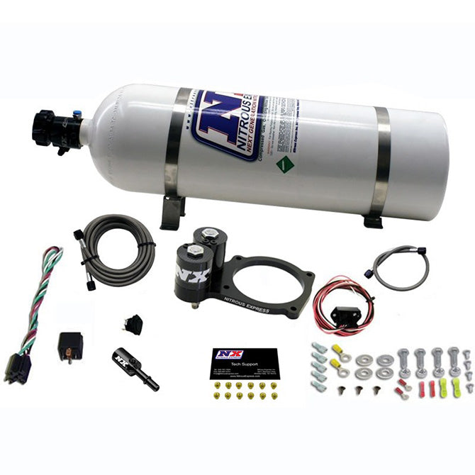 Nitrous Express Dodge Hellcat Nitrous Plate System W/ 15lb Bottle