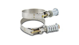 Vibrant Performance - 27822 - Spring Loaded T-Bolt Clamps (Pack Of 2) - Clamp Range: 2.46 In.-2.76 In.