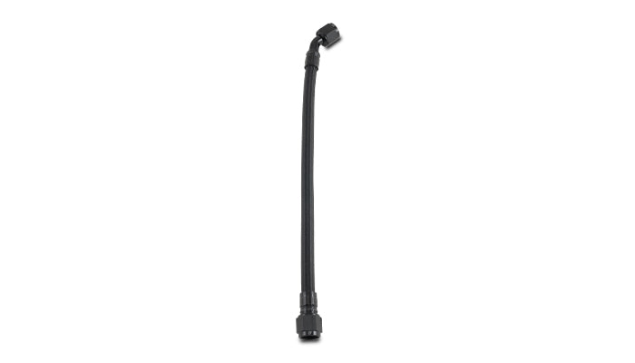 Vibrant Performance - 29043- PTFE Flex Hose Assembly AN Hose Size: -8 Hose Length: 36 In Hose End Style: Straight / 45 Degrees