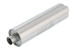 Specialty Muffler Heavy Duty (Truck) 2.75in Center Inlet/ 2.75in Center Outlet 6.75in Round X 24in Long Body Notched Necks
