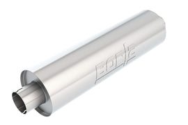 Specialty Muffler Heavy Duty (Truck) 3in Center Inlet/ 3in Center Outlet 6.75in Round X 24in Long Body Notched Necks
