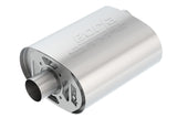 CrateMuffler Muffler Ford Coyote 5.0L V8 Moderate Output 2.5in Offset Inlet/ 2.5in Center Outlet S-Type