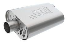 Load image into Gallery viewer, CrateMuffler Muffler Chrysler/ Dodge/ Plymouth/ Mopar Big Block 383/ 413/ 426/ 440 CID V8 Moderate Output 2.5in Offset Inlet/ 2.5in Center Outlet S-Type
