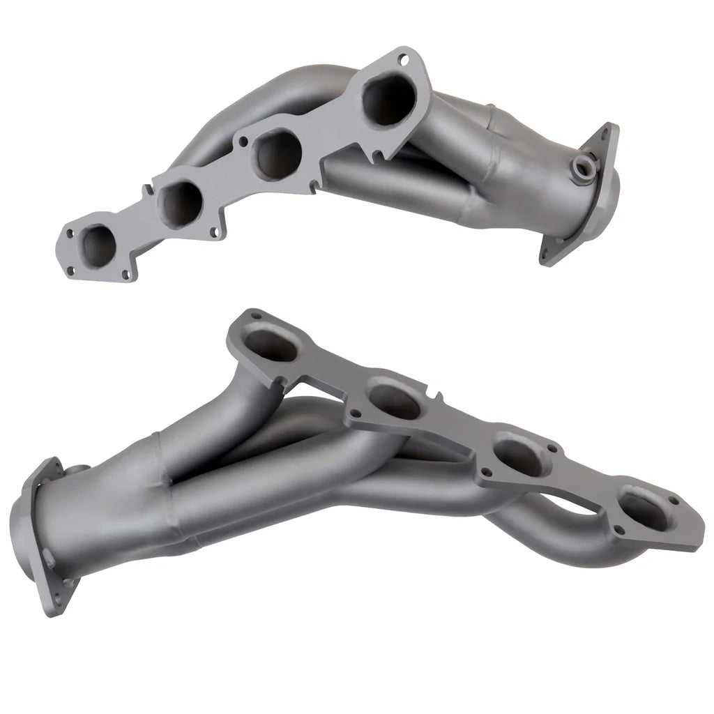 BBK DODGE 6.4L CHALLENGER CHARGER HEMI CARS 1-7/8 SHORTY HEADERS (Titanium Ceramic))