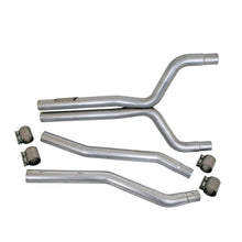 Load image into Gallery viewer, BBK CAMARO LS3 2-3/4 MID X PIPE (ALUMINIZED)