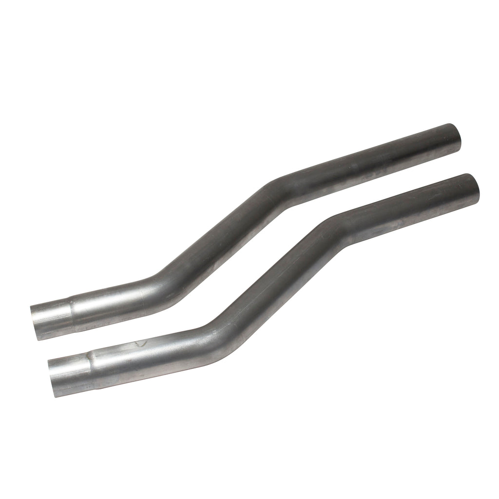 BBK CAMARO V6 2-1/2 MID X PIPE (ALUMINIZED)